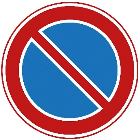 Verkeersbord: Parkeerverbod